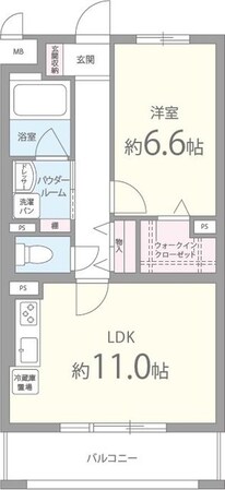 メルヴェーユ藤井寺の物件間取画像